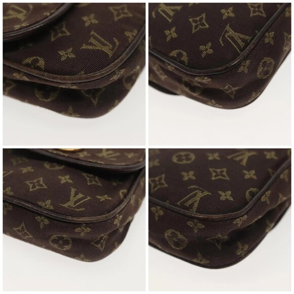 LOUIS VUITTON Monogram Mini Pochette Cancun Pouch Brown M95313 LV Auth 141685 - Picture 14 of 16